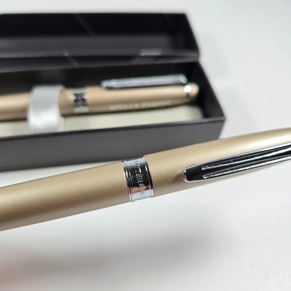 VERY NICE Cutter & Buck Pen Set of 2 Wells Fargo Bank Advertising Corporate Gift